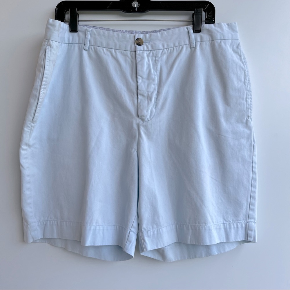 Taylor Byrd Collection Light Blue Cotton Shorts